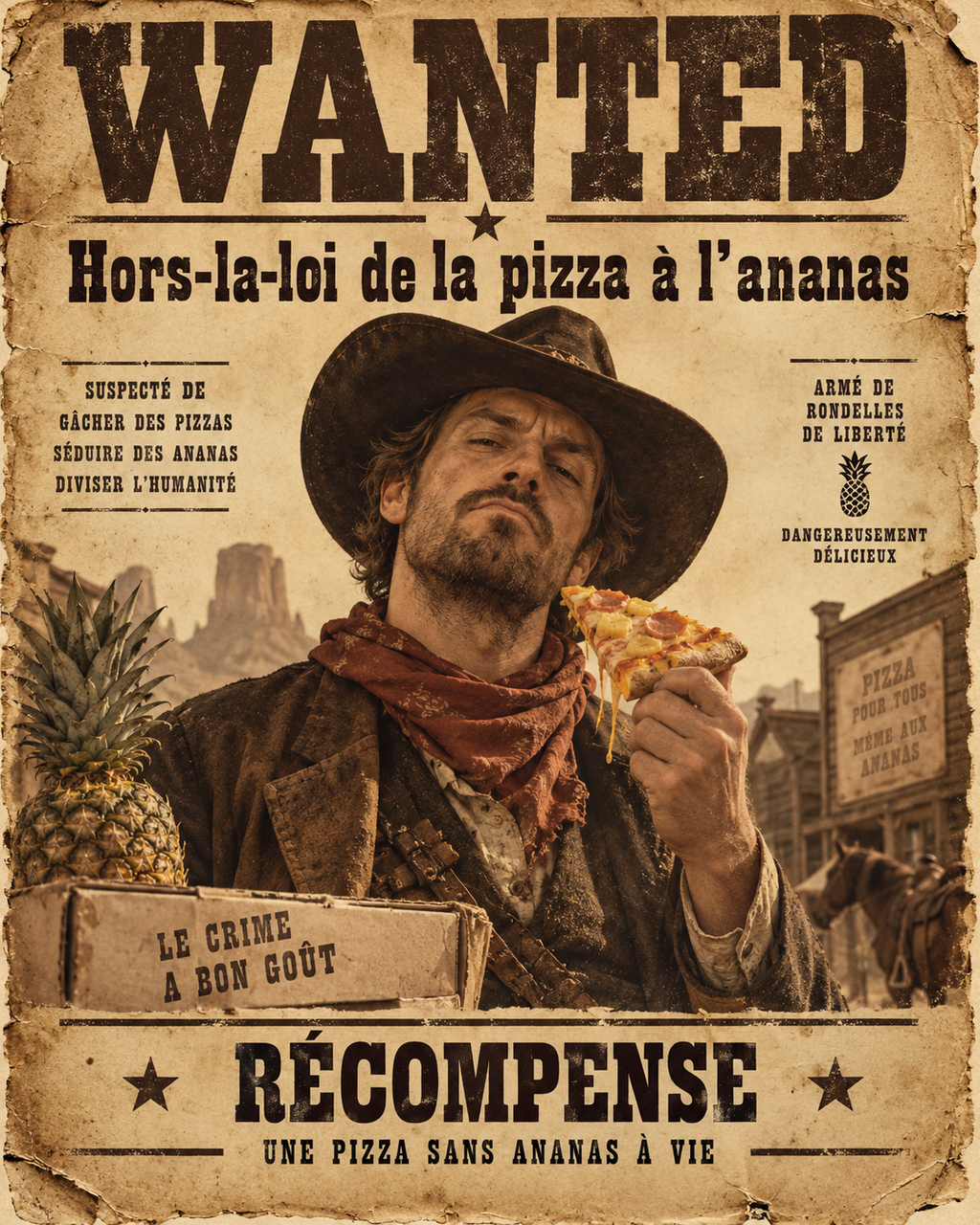 Cadrolo - Hors-la-loi de la pizza à l'ananas